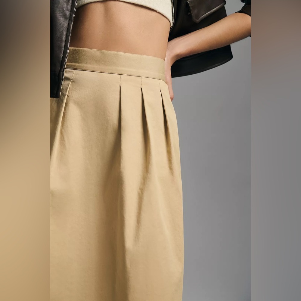 NWT Corey Lynn Calter Pleated Trouser Skirt Size XL - Picture 4 of 7